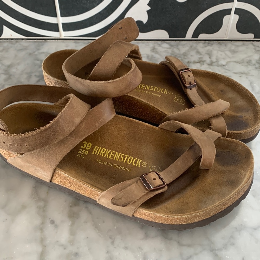 Birkenstock ankle wrap sandals